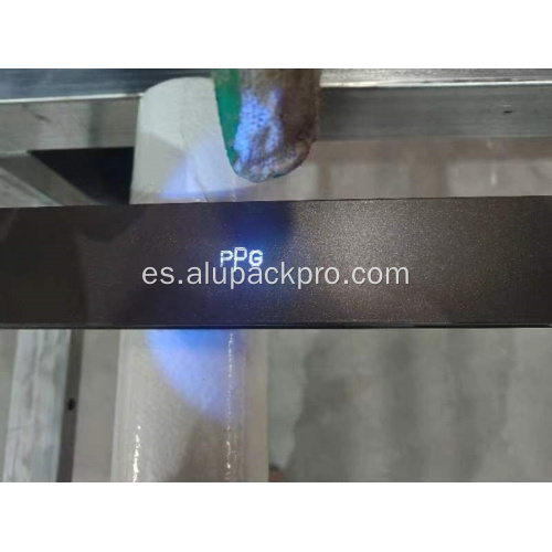 Máquina marcadora de etiquetas de perfil de aluminio